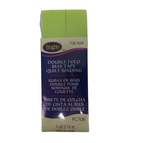 Wrights Bias Tape Single Double Fold Iron On Hem Tape Quilt Binding Bundle - Picture 5 of 8